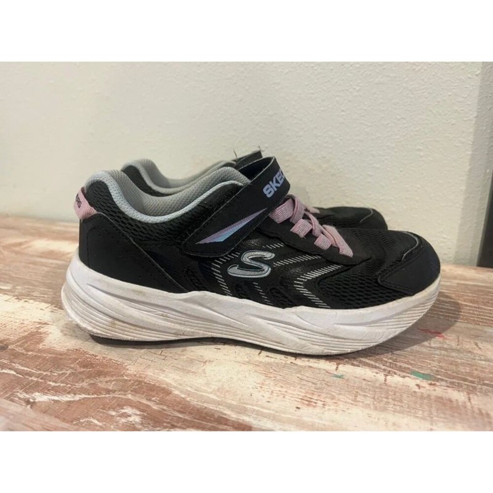 Skechers Black Girls Tennis Shoes 2